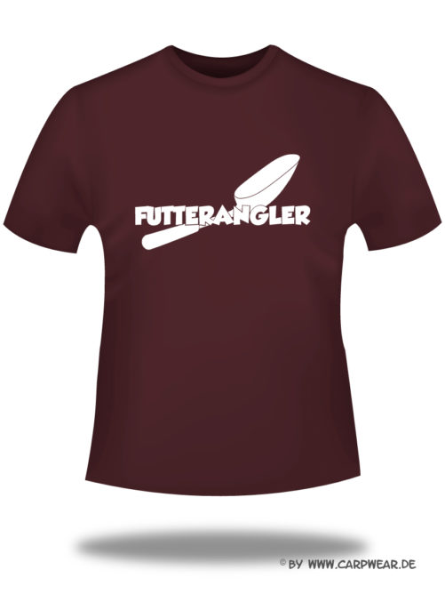 Futterangler - T-Shirt_Futterangler_Bordeaux_weiss.jpg - not starred