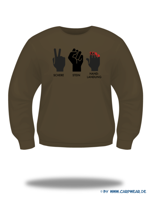 Handlandung - Sweat-Handlandung-Braun-Motiv-Schwarz.png - not starred