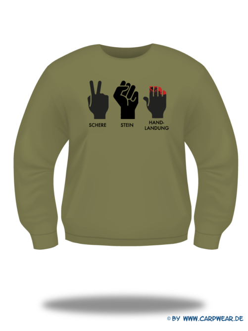 Handlandung - Sweat-Handlandung-Khaki-Motiv-Schwarz.png - not starred