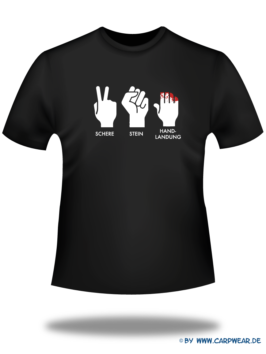 Handlandung - T-Shirt-Handlandung-Schwarz-Motiv-Weiss.png - not starred