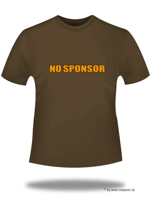 No-Sponsor - T-Shirt-NoSponsor-braun.jpg - not starred