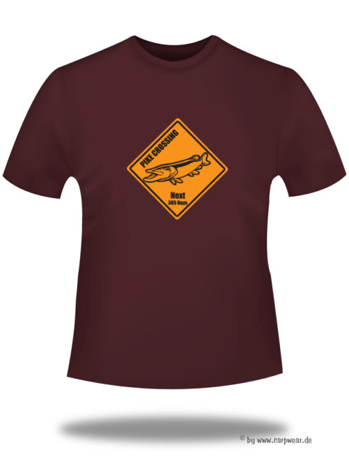 Pike-Crossing - T-Shirt-PikeCrossing-bordeaux.jpg - not starred