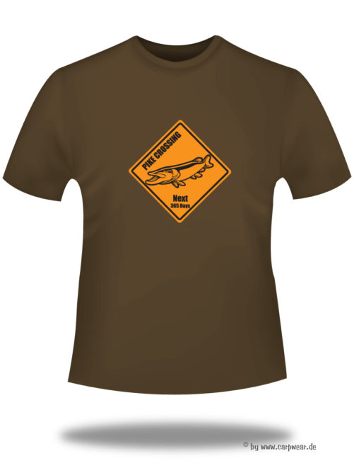 Pike-Crossing - T-Shirt-PikeCrossing-braun.jpg - not starred