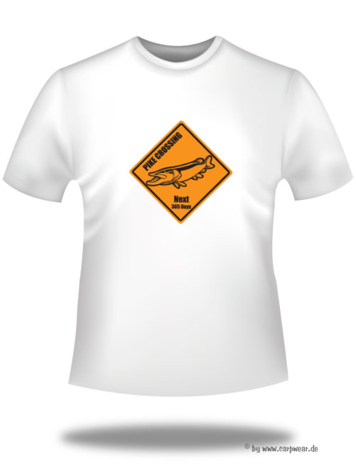 Pike-Crossing - T-Shirt-PikeCrossing-weiss.jpg - not starred