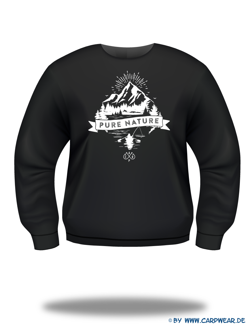 PureNature - Sweat-PureNature-Schwarz-Motiv-Weiss.png - not starred
